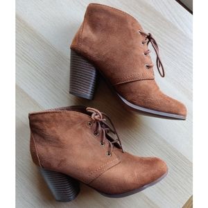 Faux Suede Booties